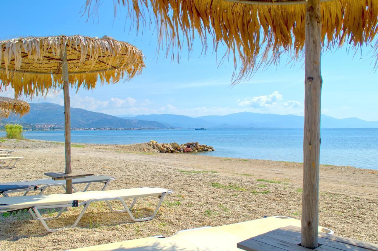 Epipleon Luxury Suites -106- Δωμάτιο 40Τμ Με Βεράντα 45Τμ Μπροστά Στην Θάλασσα 나프팍토스 외부 사진